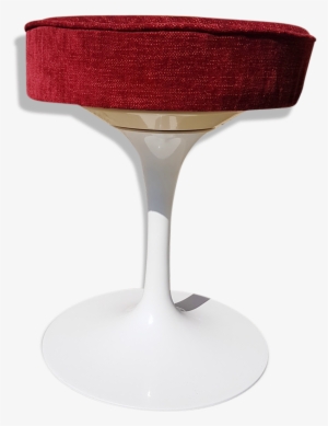 Stool Red Tulip, By Saarinen For Knoll International - Knoll