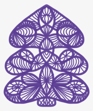 Christmas Tree, Bauble, Lace, Openwork, Holidays - Spitze-weihnachtsbaum-u. Marmorpapier-teller 8 Papierteller