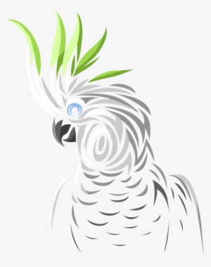 Parrot Birds Tribal Cockatoo Art