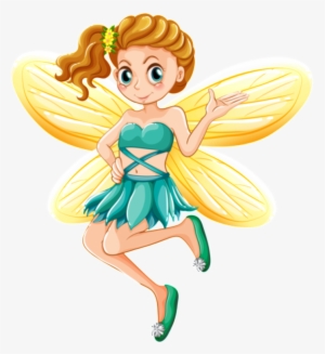 Cute Fairy Tale Butterfly Fairy Pattern - Luke And Lilly Fairy Tail Wall Sticker(pvc Vinyl,105cm