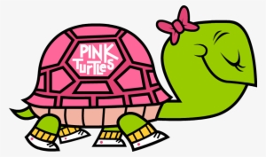 Photo - Pink And Green Turtle