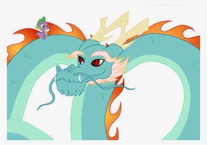 Queencold, Chinese, Chinese Dragon, Dragon, Safe, Simple - My Little Pony Chinese Dragon