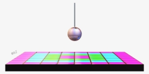 Disco Ball & Dance Floor - Transparent Disco Dance Floor