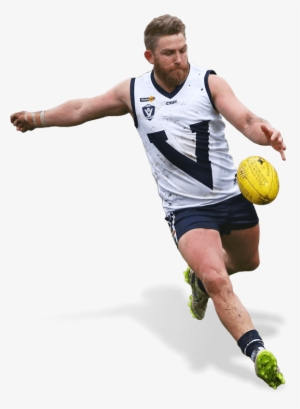 Png Football Games Clip Art Black And White Library - Afl Player On White Background