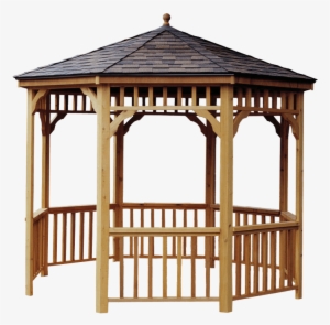 Wooden Garden Gazebo Transparent Background - Handy Home 10ft San Marino Octagonal Gazebo Kit [19944-8]