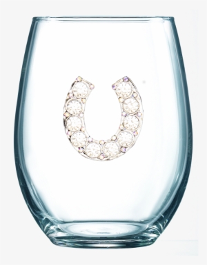 Stemless Wine Glass Horseshoe - Stemless Wine Glass Png