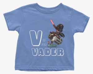 Star Wars V Is For Darth Vader Toddler T Shirt - T-shirt