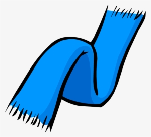 Banner Free Library Image Blue Club Penguin Rewritten - Blue Scarf Clipart