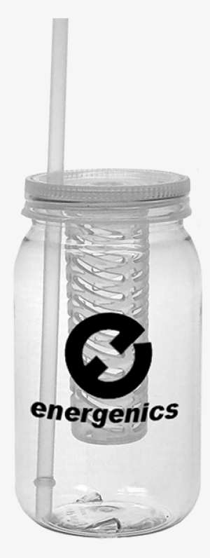 Mason Jar - With Infuser - Mason Jar 25 Oz. Tumbler With Infuser