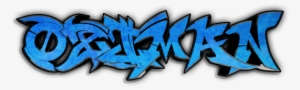 1boma ] - Blue Graffiti Png