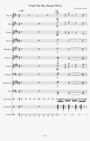 Touch The Sky Sheet Music Composed By Arrg - Number