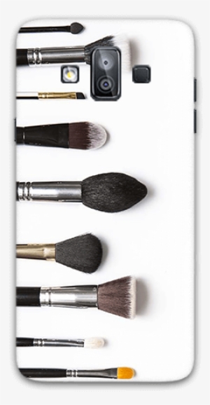 Makup Brush Samsung J7 Duo Mobile Case - Flat Lay Photography Makeup