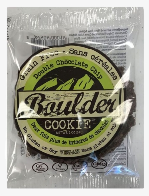 Boulder Cookie Double Chocolate- Png - Boulder Chocolate Chip Cookie - 2 Oz Packet