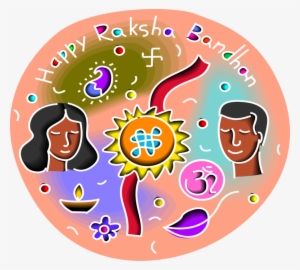 Vector Illustration Of Raksha Bandhan Rakhi Hindu Festival - Festival