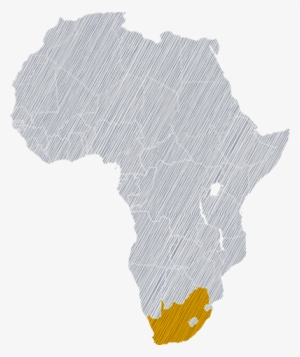 Southafrica - Black And White High Resolution Africa Map