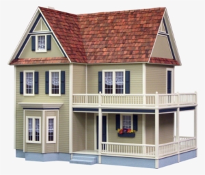 Victoria's Farmhouse Dollhouse Kit By Real Good Toys