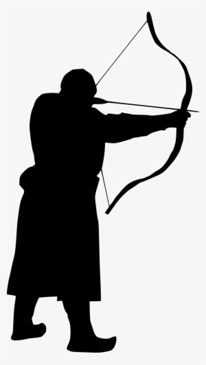 Free Download - Silhouette Archery Clipart Png