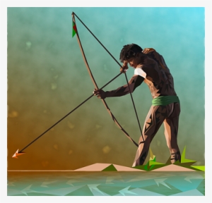 Fisherman, Native, Bow And Arrow - Arrow