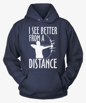 I See Better From A Distance - Dirt Bike Hoodies
