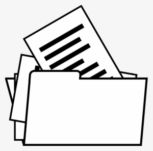 Directory File Folders Document Computer Icons White - Files Clipart Black And White