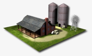 3d Rendering Depicting A Farmhouse - Scale Model