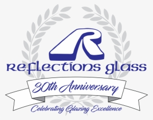 Reflections Glass 30th Anniversary - Golfing Tournament Logo