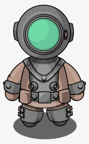 Diver Clipart - Escafandra Dibujo