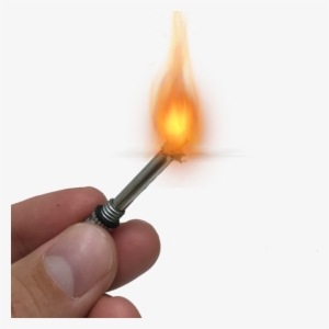 Fire Hazard Permanent Match - Lit Match Png