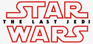 Logo Star Wars - Star Wars The Last Jedi Text