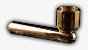A Two Buds Pipe Brass Pipe - Solid Brass Smoking Pipe