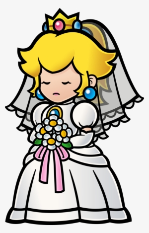 Super Paper Mario By Fawfulthegreat64 - Wedding Peach Paper Mario
