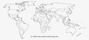 Thumb Image - High Resolution Blank World Map