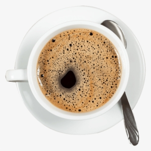 Coffee Top View Png Svg Free Library - Cup Of Coffee Top View Png