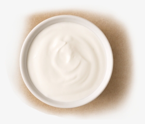 Sour Cream - Yogurt Top View Png