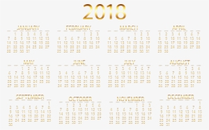 Image Download Gold No Background Big Image Png - Calendar 2018 Transparent Background