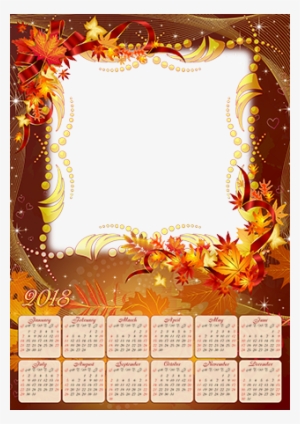 Magic Autumn Leaves - Фото Календарь Рамка 2018