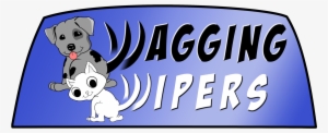 Wagging Wipers Llc - Rear Wiper Dog Decal