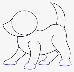 How To Draw Cartoon Dog - Drawing