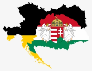 Flagmap Of Austria And Hungary - Austria Hungary Flag Map