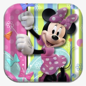 Minnie Mouse Lunch Plates - Minnie Mouse Bow Tique Birthday Decorations