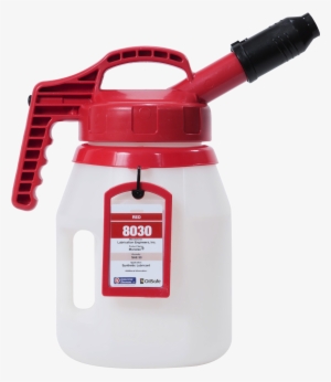 Oilsafe Stumpy Spout 5 Liter Red - Color Coded Container Lubrication
