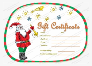 Gift Certificate Template