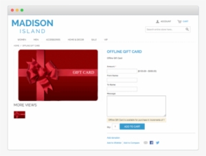 Gift Cards For Magento - Gift Card