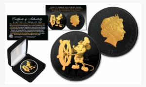 2017 New Zealand Mint Niue 1 Oz Pure Silver Bu Mickey