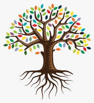 Of Yourself Shaped By The Past, But You Can Then Begin - Tree With Roots And Leaves