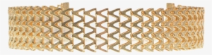 Geometry V Alloy Choker Necklace
