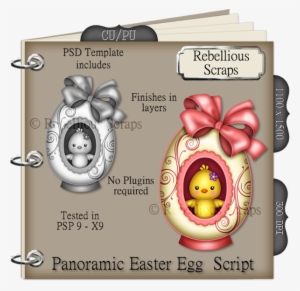 Panoramic Easter Egg - Clip Art