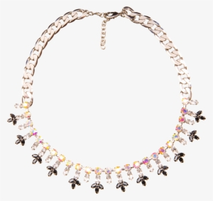 Crystal Fleur De Lis Choker Necklace