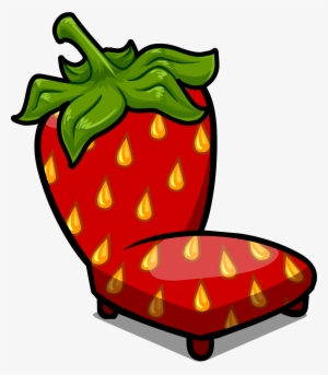 Strawberry Seat Sprite 008 - Portable Network Graphics