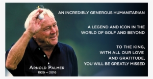 Arnold Palmer - Senior Citizen